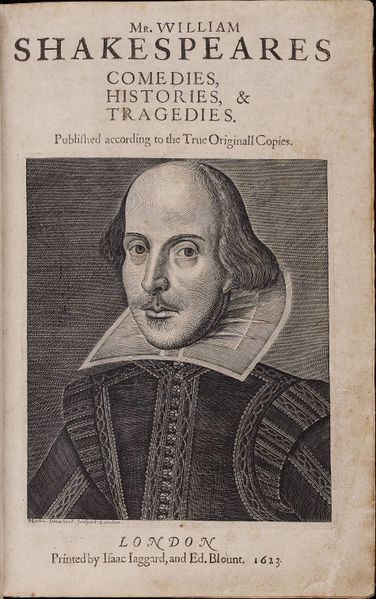 File:Title page William Shakespeare's First Folio 1623.jpg