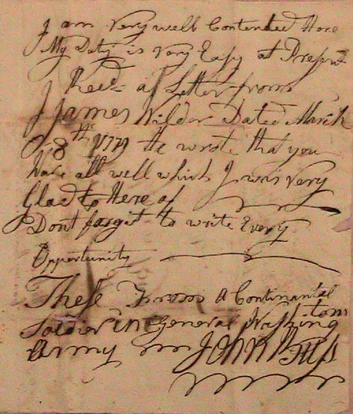 File:John Buss letter from West Point 2nd page.jpeg